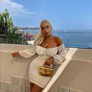 💫Brand New Prettylittlething White Dress💫